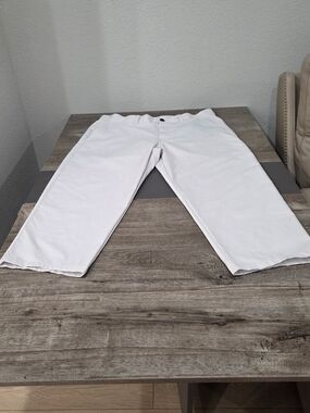 lululemon athletica City Sleek 5PKT Wide Leg 38 x 25 Bone